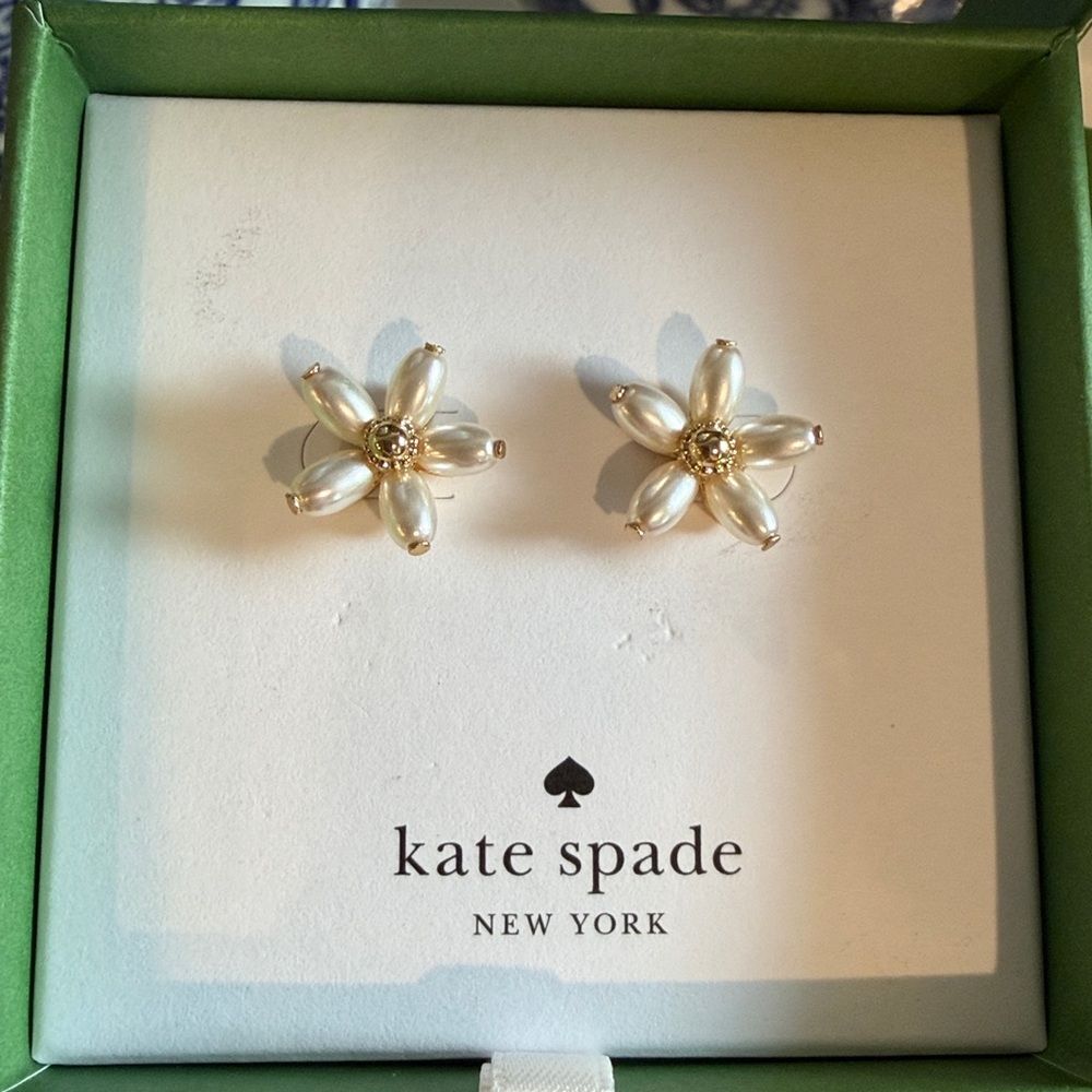 Kate Spade Fresh Squeezed Floral Earrings NIB
